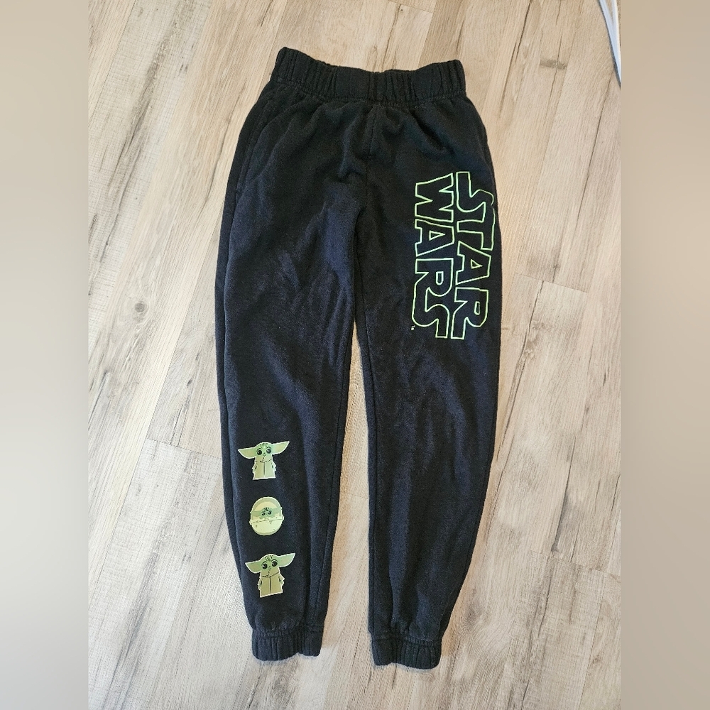 Star Wars Black and Green Kids Sweatpants